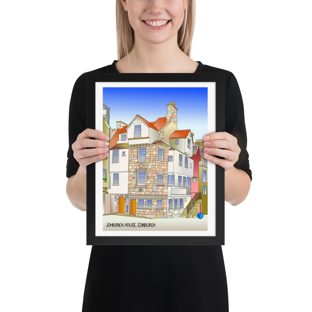 John Knox House, Edinburgh Framed Print - FREE P&P Worldwide
