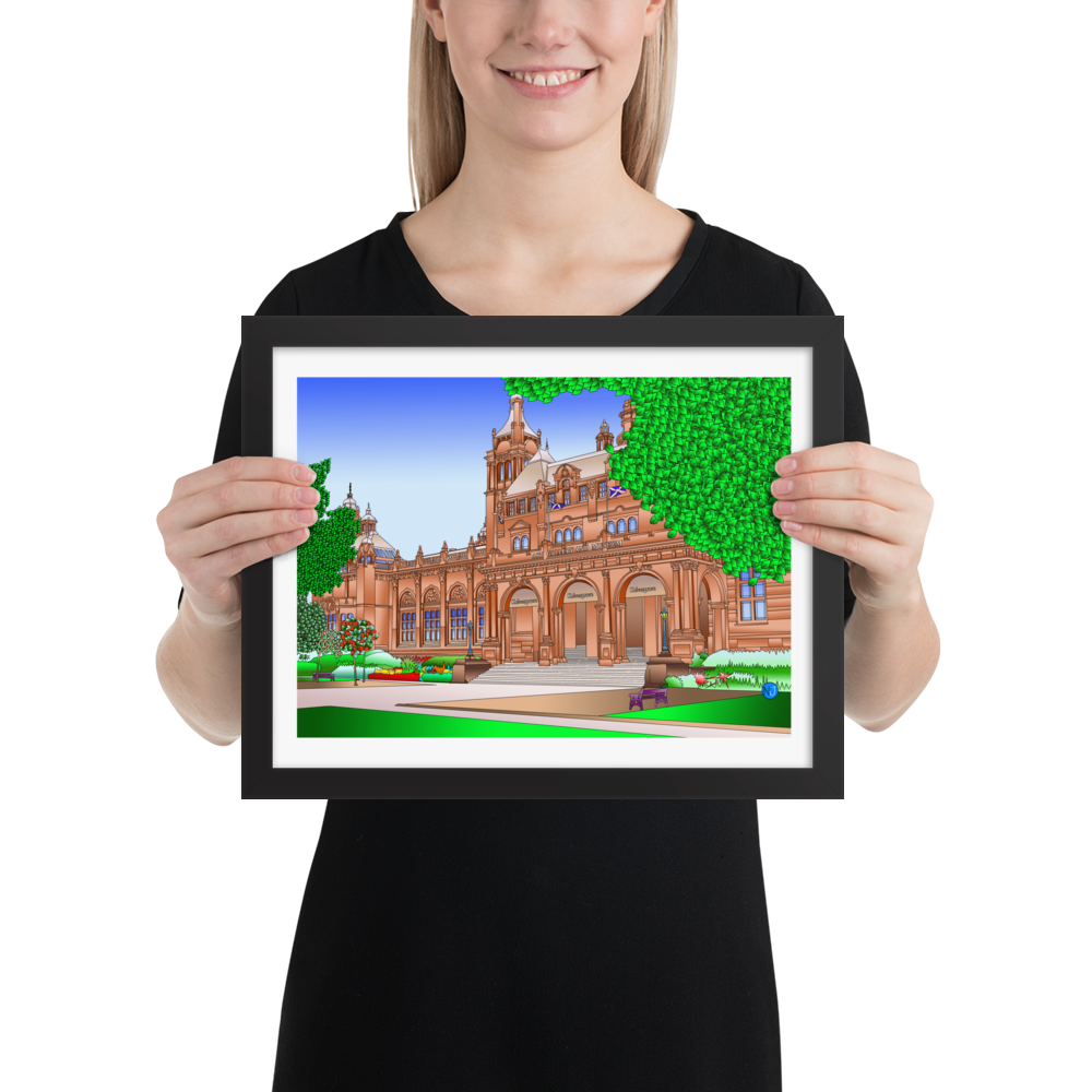 Kelvingrove Art Gallery and Museum, Glasgow Framed Print - FREE P&P Worldwide