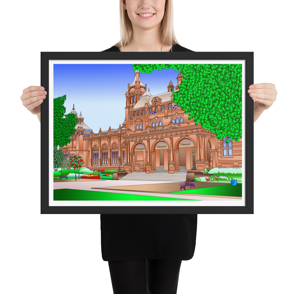 Kelvingrove Art Gallery and Museum, Glasgow Framed Print - FREE P&P Worldwide